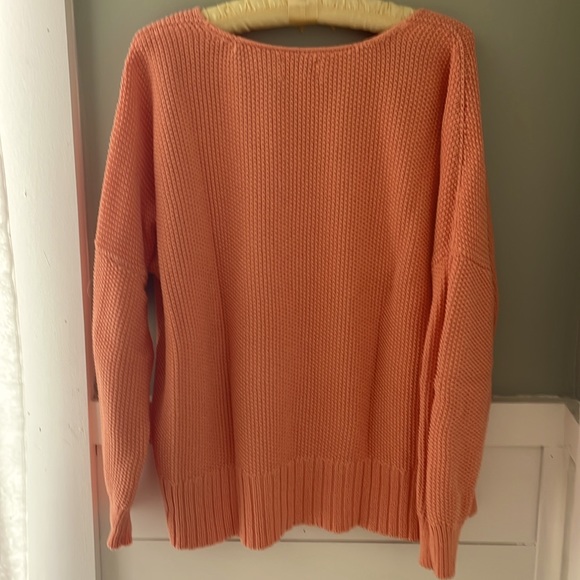 Lucky Brand women’s oversized cotton pullover sweater - Picture 4 of 5